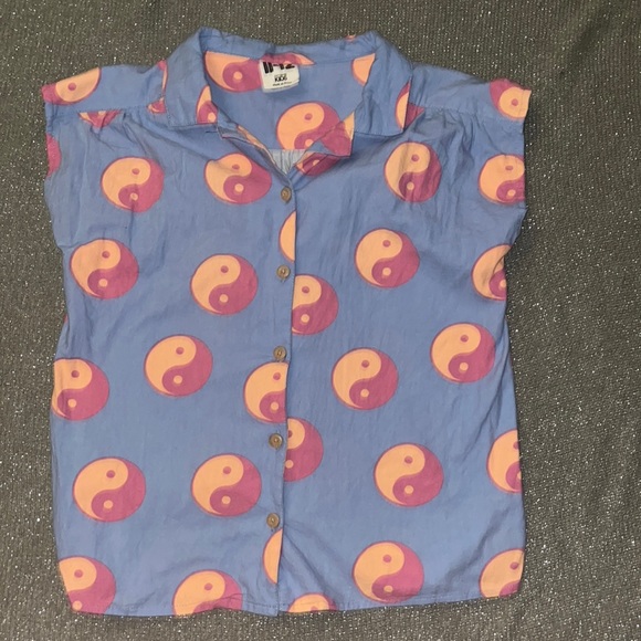 Cotton on Kids Ying/Yang Button Down 🌵11-12 - Picture 1 of 4